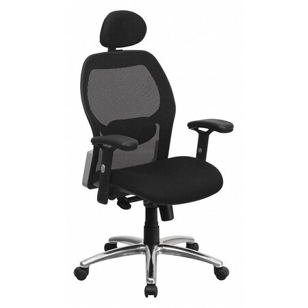 Flash Furniture Mid-Back Exec Mesh Chair, Black LF-W42-HR-GG