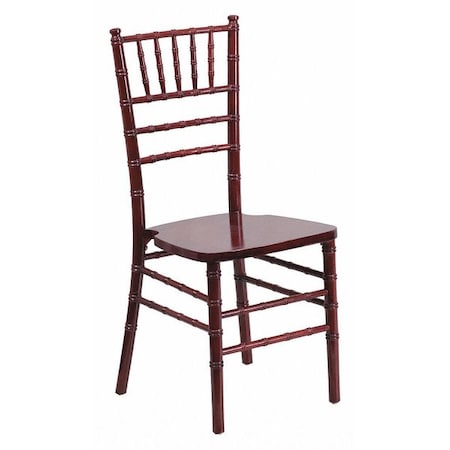 Flash Furniture Hercules Chiavari Chair, 15-3/4 in W 18" L 36-1/4" H XS-MAHOGANY-GG