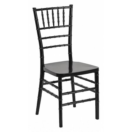 Flash Furniture Hercules Premium Chiavari Chair, Black Back, 15-3/4 in W 18-1/2" L 36-1/2" H LE-BLACK-GG