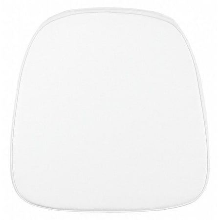 Flash Furniture Fabric Cushion, Snow White, 15"Wx15"Dx2"H LE-L-C-SN-WH-GG