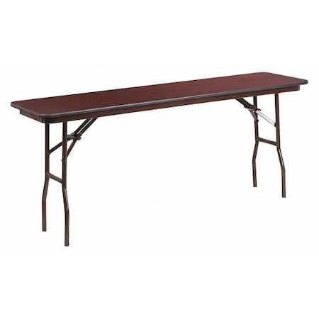 Flash Furniture Rectangle Training Table, Laminate Top, Wood Grain YT-1872-HIGH-WAL-GG
