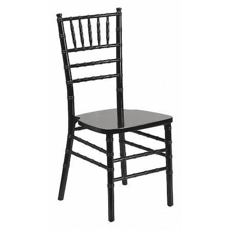 Flash Furniture Hercules Chiavari Chair, Black Back, 15-3/4 in W 18" L 36-1/4" H XS-BLACK-GG