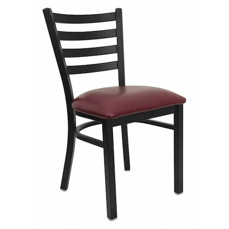 Flash Furniture Hercules Restaurant Chair, 16-1/2 in W 17" L 32-1/4" H XU-DG694BLAD-BURV-GG