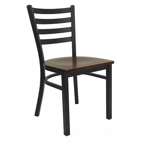 Flash Furniture Hercules Restaurant Chair, 16-1/2 in W 17" L 32-1/4" H XU-DG694BLAD-MAHW-GG