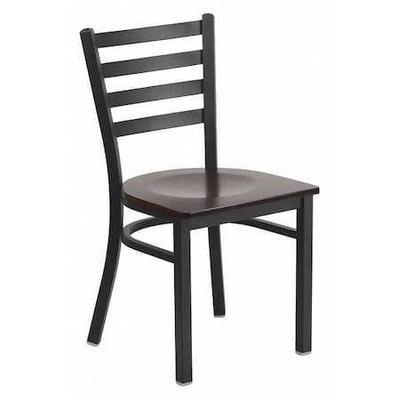 Flash Furniture Hercules Restaurant Chair, 16-1/2 in W 17" L 32-1/4" H XU-DG694BLAD-WALW-GG