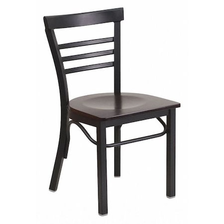 Flash Furniture Hercules Restaurant Chair, 17 in W 19-1/2" L 31-3/4" H XU-DG6Q6B1LAD-WALW-GG