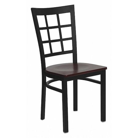 Flash Furniture Hercules Restaurant Chair, 16-1/2 in W 20" L 36-1/2" H XU-DG6Q3BWIN-MAHW-GG