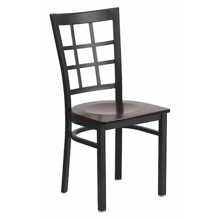 Flash Furniture Hercules Restaurant Chair, 16-1/2 in W 20" L 36-1/2" H XU-DG6Q3BWIN-WALW-GG