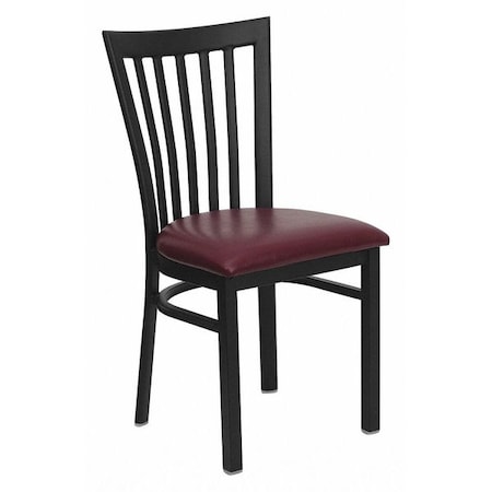Flash Furniture Hercules Restaurant Chair, 17-1/4 in W 18-3/4" L 34-3/4" H XU-DG6Q4BSCH-BURV-GG