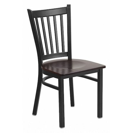 Flash Furniture Hercules Restaurant Chair, 17 in W 20-1/4" L 34-1/4" H XU-DG-6Q2B-VRT-WALW-GG