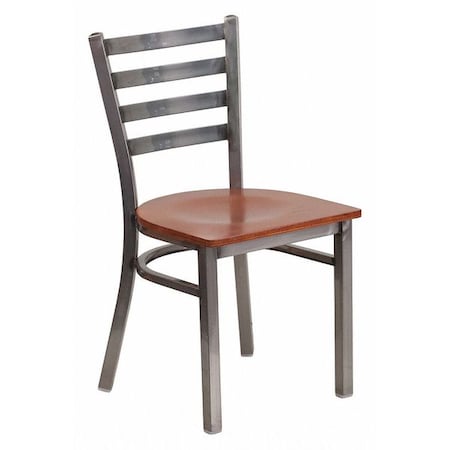 Flash Furniture Hercules Restaurant Chair, 16-1/2 in W 17" L 32-1/4" H XU-DG694BLAD-CLR-CHYW-GG