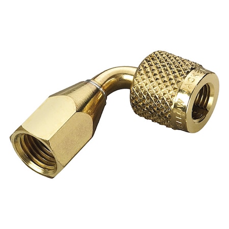 Yellow Jacket Quick Coupler, 90 Deg, 4 in L 19218