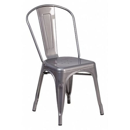 Flash Furniture Contemporary Indoor Stackable Chair, 17-3/4 in W 21" L 33-1/2" H XU-DG-TP001-GG