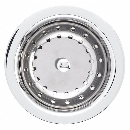 Blanco Deluxe Steel Strainer 3-1/ 2" - Chrome 440029