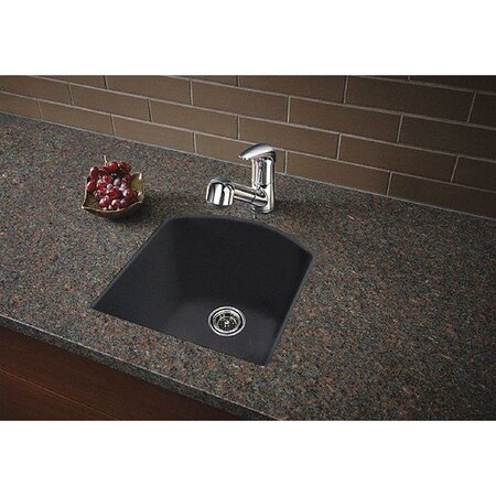 Blanco 440203 228 39 Diamond Bar Sink Silgranit Metallic Gray Zoro Com