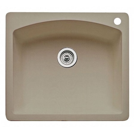 Blanco Diamond Silgranit Dual Mount Kitchen Sink - Truffle 441280