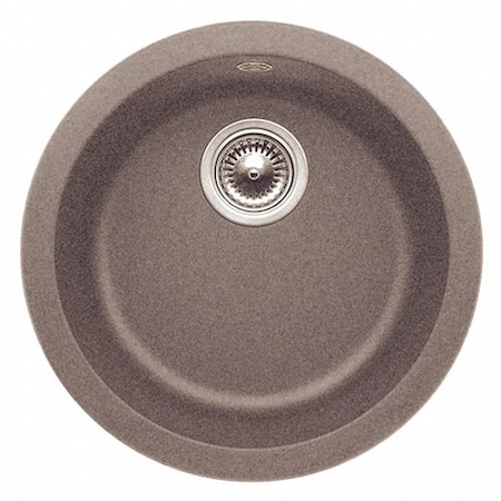 Blanco Rondo Silgranit Dual Mount Round Bar Sink - Anthracite 511632