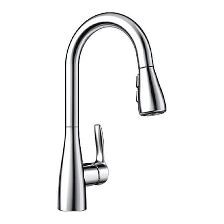 Blanco Atura Pull Down Bar Faucet 1.5 GPM - PVD Steel 442210