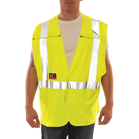 Tingley L/XL High Visibility Vest, Yellow/Green V81522