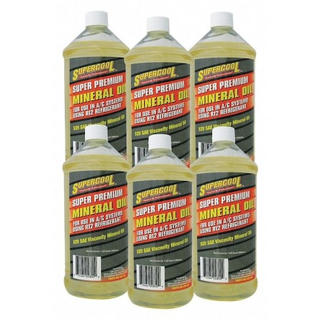 Supercool 32 oz. Premium Mineral Oil Mineral Oil 6PK MO-500-GM-6CP