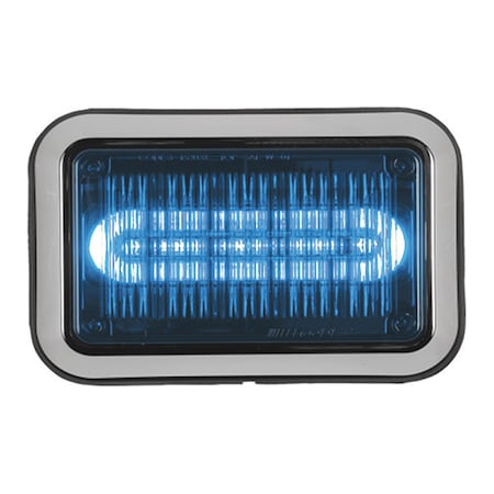 Code 3 LED PrizmIi, Colored Lens, Bezel, Blue, 4"X6" 468BBZ-75