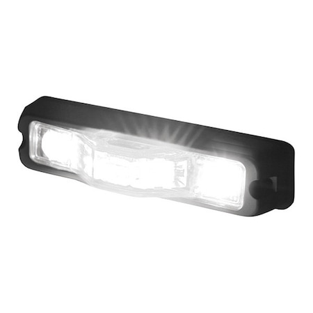 Code 3 LED Warning Light, 3 in One, White M180S-W