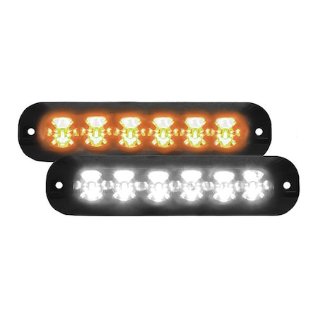 Code 3 XTP Multicolor, 12 LEDs, Amber/White XTP6MCAW
