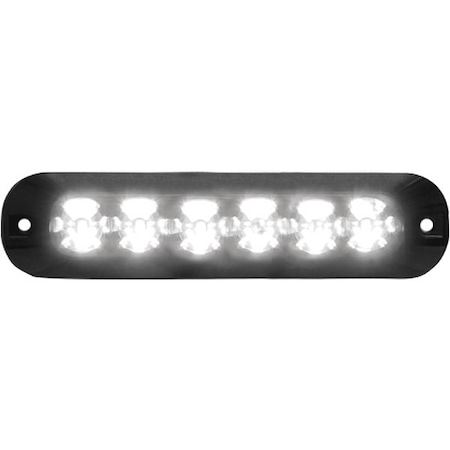 Code 3 XTP Split Color, 6 LEDs, White/White XTP6WW