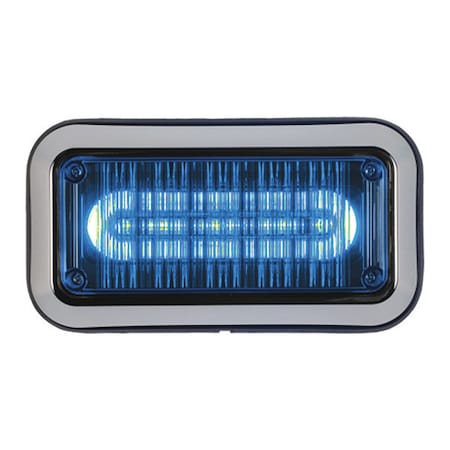 Code 3 LED PrizmIi, Bezel, Blue, 3"X7", Sub-Category: Perimeter Light 378BBZ-75