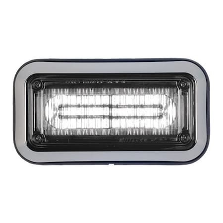 Code 3 LED PrizmIi, Bezel, White, 3"X7" 378WBZ-75