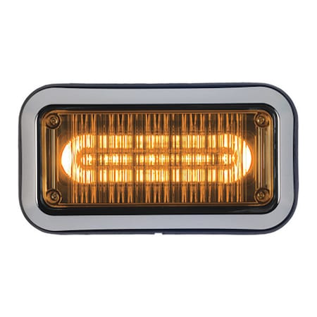 Code 3 LED PrizmIi, Bezel, Amber, 3"X7", Size: 3"X7" 378ABZ-75