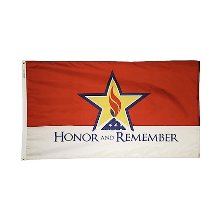Annin Flagmakers Honor and Remember Flag, 3 ft. H, 5 ft. W 1957