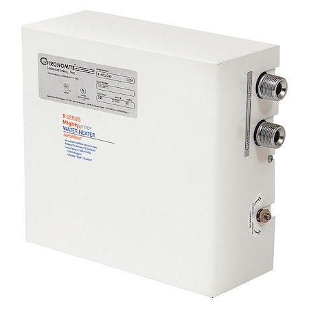 Chronomite Labs Safety Elec Tnklss Water Heater, 58A, 277V R-58H/277 | Zoro