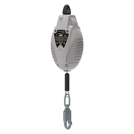 Msa Safety Self-Retracting Lifeline, 310 lb Weight Capacity, Gray 62209-00US