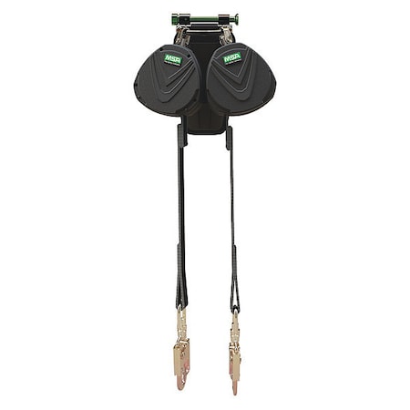 Msa Safety V-EDGE(TM) Self-Retracting Lifeline, 8 ft. Length, Quick-Connect, Steel, 2 Leg(s) 10192042