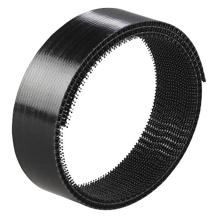 3M Reclosable Fastener, Not Applicable, 50 yds, 1 in Wd, Black, 2 PK SJ3440