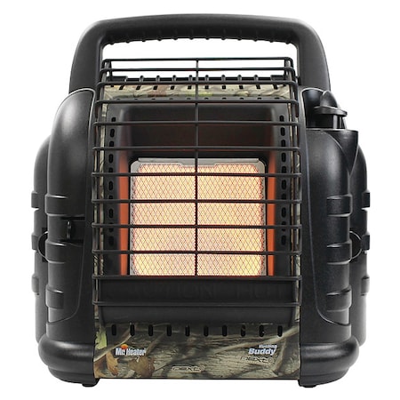 Mr. Heater Portable Gas Tabletop Heater, LP, Matchless Piezo, 6000 to 12,000 BtuH, 10 1/4 in L MH12HB-F232045