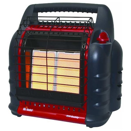 MR. HEATER Radiant Portable Gas Heater, LP, 4000 to 18,000 BtuH, 12 in Wx 19 in L MH18B-F274806