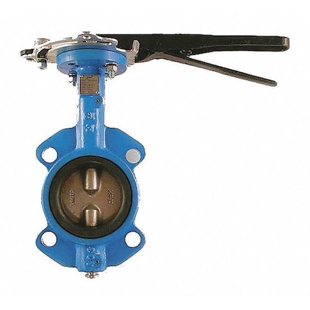 Flow Plus Butterfly Valve, 3", Wafer Style, 125 psi 03B2845393H