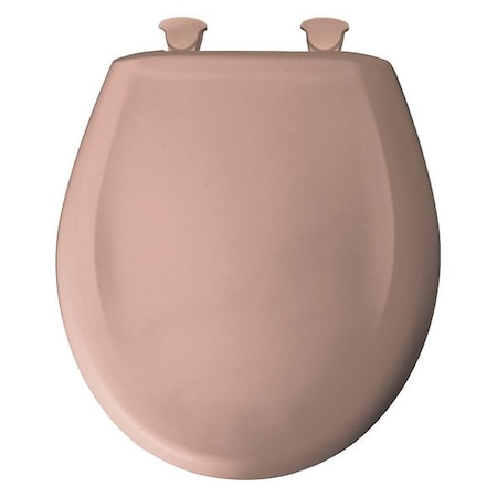 Bemis Toilet Seat With Cover, Plastic, Round, Wild Rose 200SLOWT 243