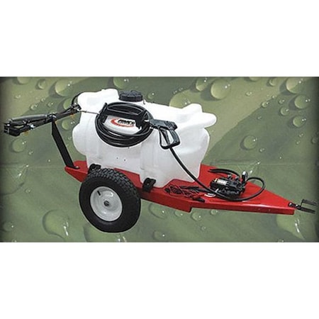 Fimco 40 gal. Trailer Sprayer, 15 ft. L Hose TR-40-EX