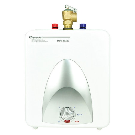 Chronomite 1.3 gal Mini Tank Electric Water Heater, Single Phase 12.5 in H CMT-1.3