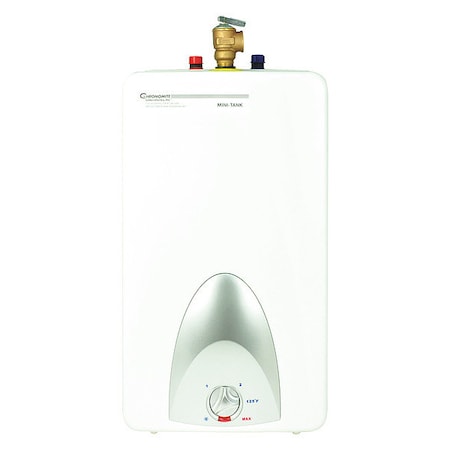 Chronomite 4 gal Electric Mini Tank Water Heater, Single Phase 19.25 in H CMT-4.0