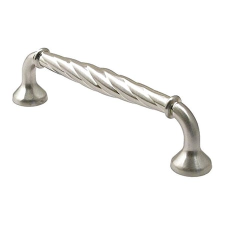 Rusticware Rope Cabinet Pull Satin Nickel 4" CTC 976SN