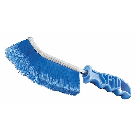 Tanis Brush 9-5/8" SPID Brush, Soft PVC Coated Steel, Shank Handle 71440