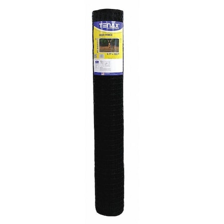 Tenax Deer Fence, Select, 6ft. x 330 ft. Black 1A120244