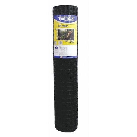 Tenax Pet Fence, Select, 5ft. x 330 ft. Black 2A140076