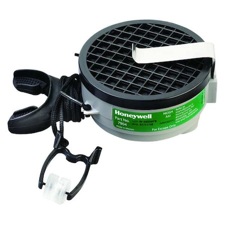 Honeywell North 7900 Disposable Emergency Escape Mouth Bit Respirator, PAPR System, Ammonia, Silicone Hood 7904