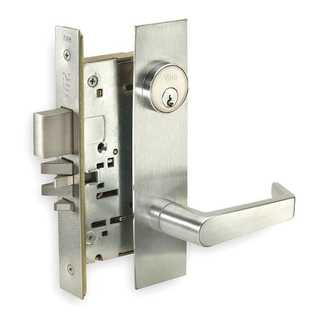 YALE Lever Lockset, Mechanical, Classroom AUCN88182FL x 626 x YMS