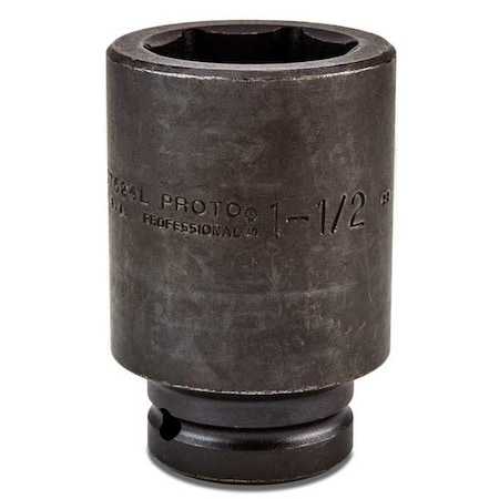 Proto 3/4 " Drive Impact Socket Deep Socket, black oxide, 1 1/2 in J07524L